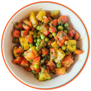 Aloo Mattar Gajar